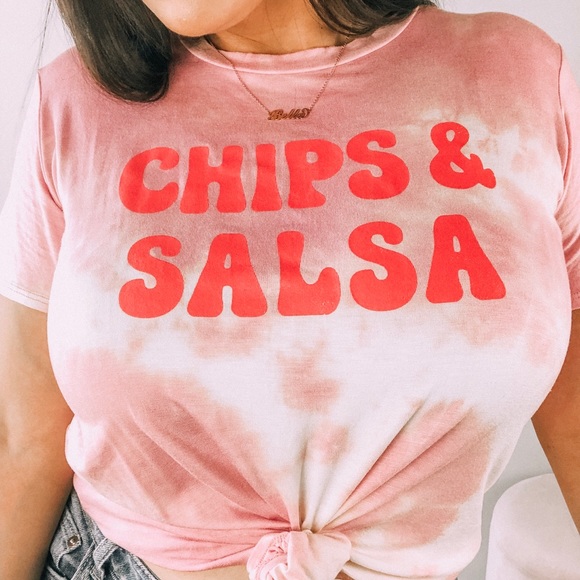 SHOP EVELIA BELLA BOUTIQUE Tops - SOLD OUT✨Chips & Salsa Graphic Tee